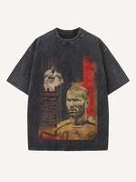 Zizou Print Round Neck T-shirt