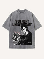 Arcane Print Round Neck T-shirt
