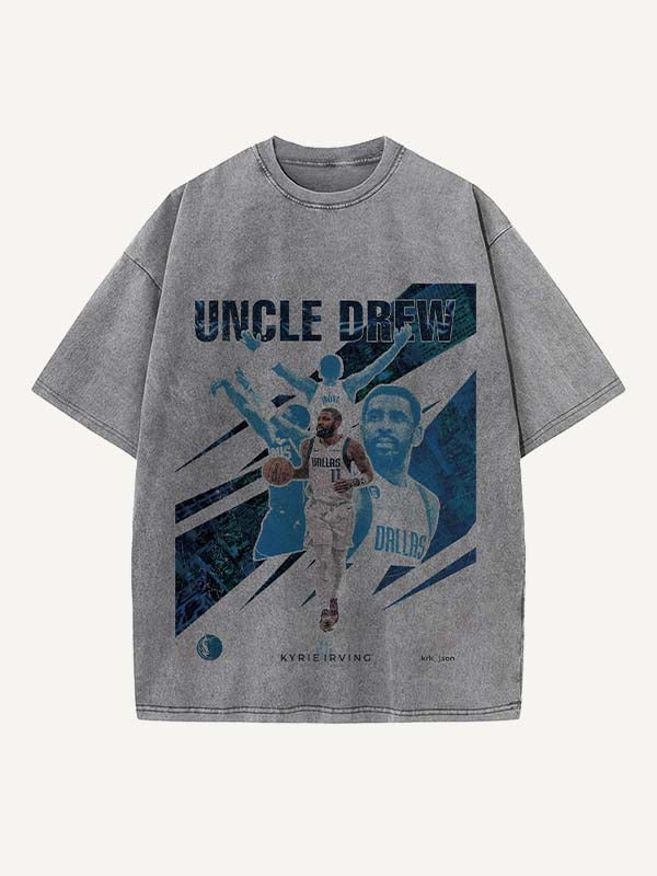 Kyrie Irving Print Round Neck T-shirt