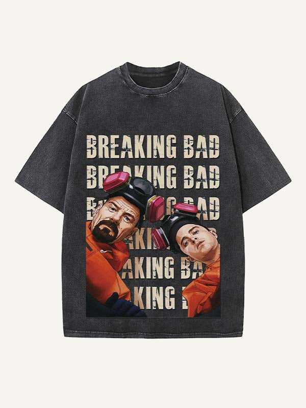 Breaking Bad Print Round Neck T-shirt