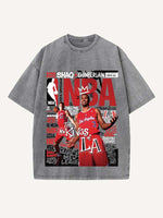 Chris Paul Print Round Neck T-shirt