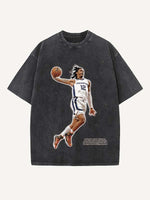 Ja Morant Print Round Neck T-shirt