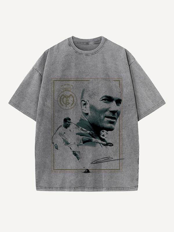 Zizou Print Round Neck T-shirt