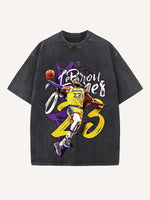 LeBron James Print Round Neck T-shirt