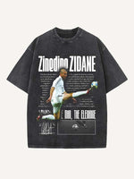 Zizou Print Round Neck T-shirt