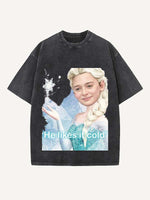 Stranger Things Print Round Neck T-shirt