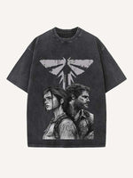 The Last of Us Print Round Neck T-shirt