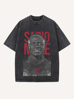Sadio Mané Print Round Neck T-shirt
