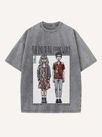 The End of the Fxxxing World Print Round Neck T-shirt