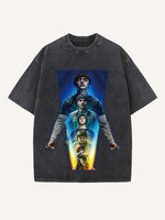 Stranger Things Print Round Neck T-shirt