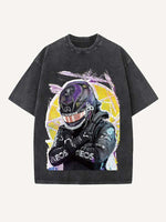 Lewis Hamilton Print Round Neck T-shirt