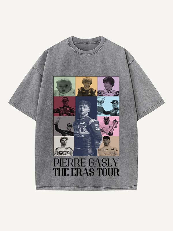 Pierre Gasly Print Round Neck T-shirt