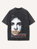 The Last of Us Print Round Neck T-shirt