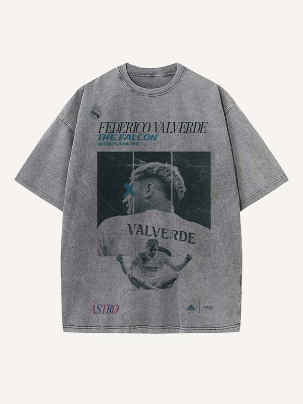 Federico Valverde Print Round Neck T-shirt