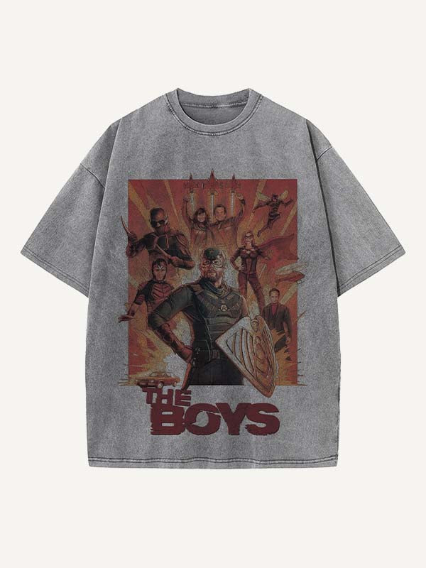 The Boys Print Round Neck T-shirt