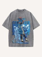 Carmelo Anthony Print Round Neck T-shirt