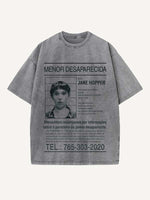 Stranger Things Print Round Neck T-shirt