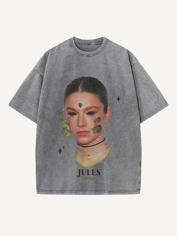 Euphoria Print Round Neck T-shirt