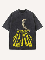 Victor Wembanyama Print Round Neck T-shirt