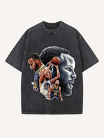 Stephen Curry Print Round Neck T-shirt
