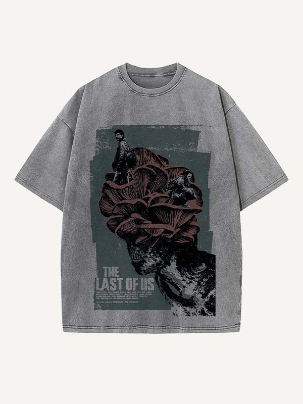 The Last of Us Print Round Neck T-shirt