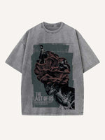 The Last of Us Print Round Neck T-shirt