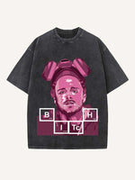 Breaking Bad Print Round Neck T-shirt