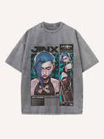 Arcane Print Round Neck T-shirt