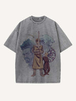 A Knight of the Seven Kingdoms Print Round Neck T-shirt