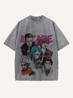 Arcane Print Round Neck T-shirt