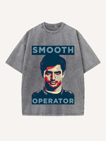 Carlos Sainz Print Round Neck T-shirt