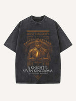 A Knight of the Seven Kingdoms Print Round Neck T-shirt