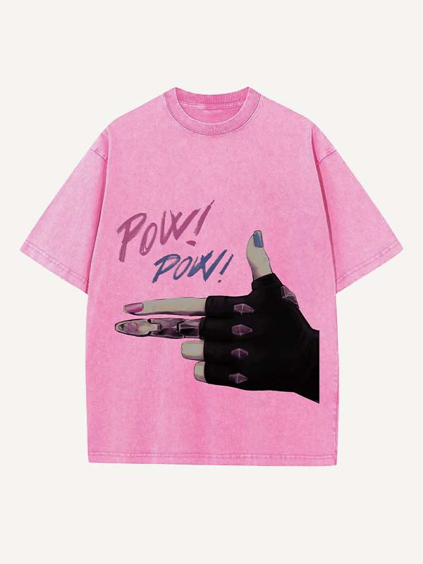Arcane Print Round Neck T-shirt