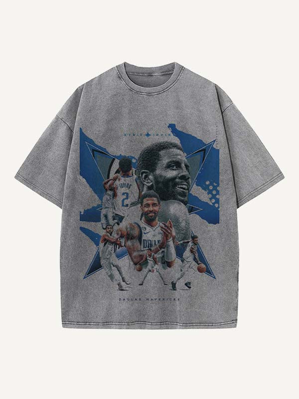 Kyrie Irving Print Round Neck T-shirt