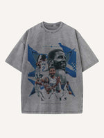 Kyrie Irving Print Round Neck T-shirt