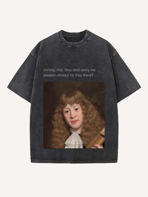 Stranger Things Print Round Neck T-shirt