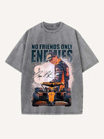 Oscar Piastri Print Round Neck T-shirt