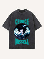 George Russell Print Round Neck T-shirt