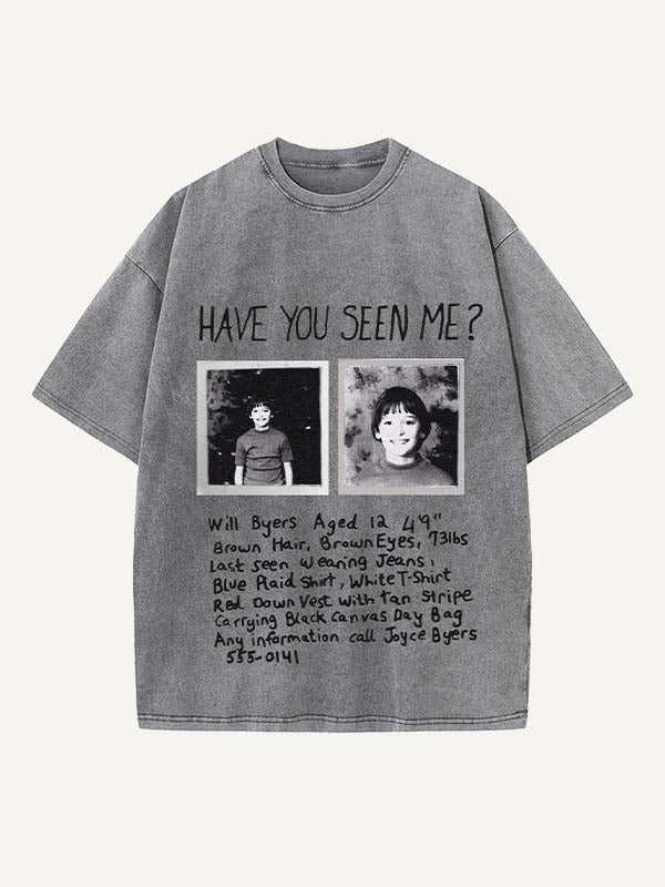 Stranger Things Print Round Neck T-shirt