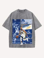 Stephen Curry Print Round Neck T-shirt