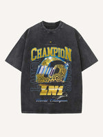 Lando Norris Print Round Neck T-shirt