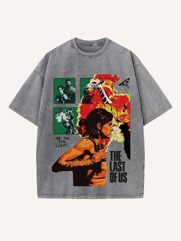 The Last of Us Print Round Neck T-shirt
