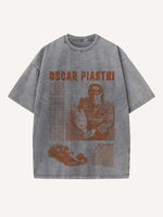 Oscar Piastri Print Round Neck T-shirt