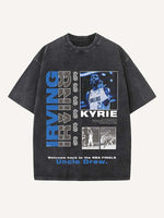 Kyrie Irving Print Round Neck T-shirt