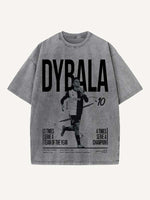 Paulo Dybala Print Round Neck T-shirt