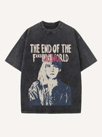 The End of the Fxxxing World Print Round Neck T-shirt
