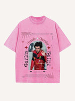 Carlos Sainz Print Round Neck T-shirt