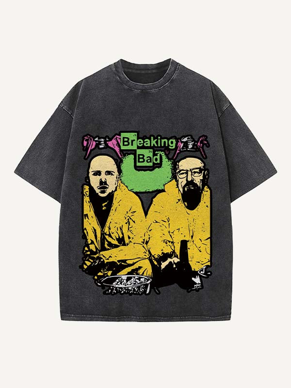 Breaking Bad Print Round Neck T-shirt