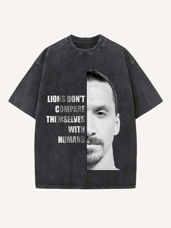 Zlatan Ibrahimović Print Round Neck T-shirt