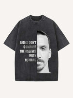 Zlatan Ibrahimović Print Round Neck T-shirt